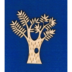 SKLEJKA #3mm Drzewo 7,5x6,5cm, drzewo dziupla / seria zwierzątka leśne